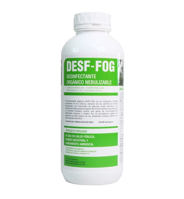 DESF FOG - DESINFECTANTE NEBULIZABLE - 1 LITRO