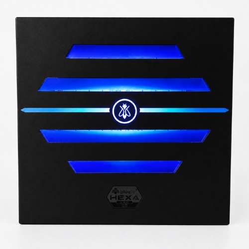 BLUEFLY® HEXA LED 25 - NEGRO | TRAMPA DE LUZ UV | CONTROL DE PLAGAS - Imagen 4