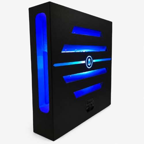 BLUEFLY® HEXA LED 25 - NEGRO | TRAMPA DE LUZ UV | CONTROL DE PLAGAS - Imagen 3